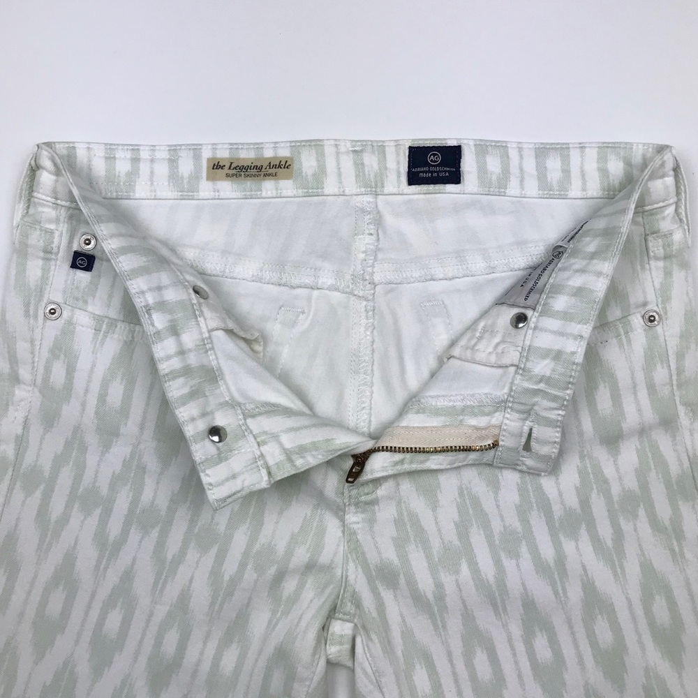 Adriano Goldschmied White Green Aztec Skinny Jean - Picture 6 of 9